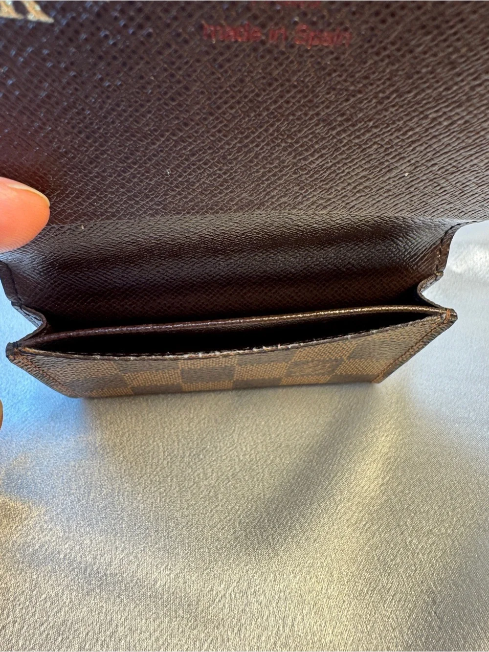 Louis Vuitton Damier Ebene Card Holder Wallet